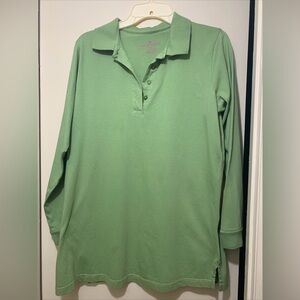 Woman Within Fresh Green Casual Shirt
